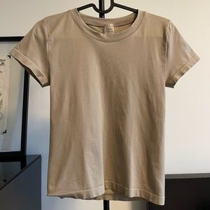 Sunday Best New Willow Sinch Seamless T-Shirt in Fluent Taupe